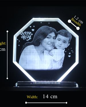 3D Crystal Diamond Gift | 2D Crystal Diamond Gift | Crystal Photo Diamond Gift