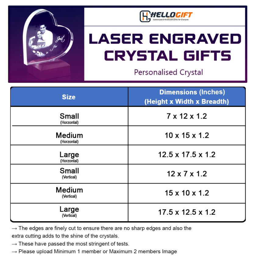 3D Crystal Moon Gifts | 2D Crystal Moon Gift | Crystal Photo Moon Gift