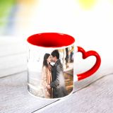 Heart Handle Cup – Heart Shaped handle Cup – Color Photo Print