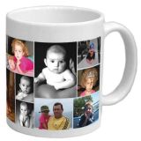 White Coffee Mug with Color Photo Print