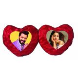 Couple Heart Pillow Photo Print – 16×16
