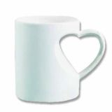 heart shaped mug