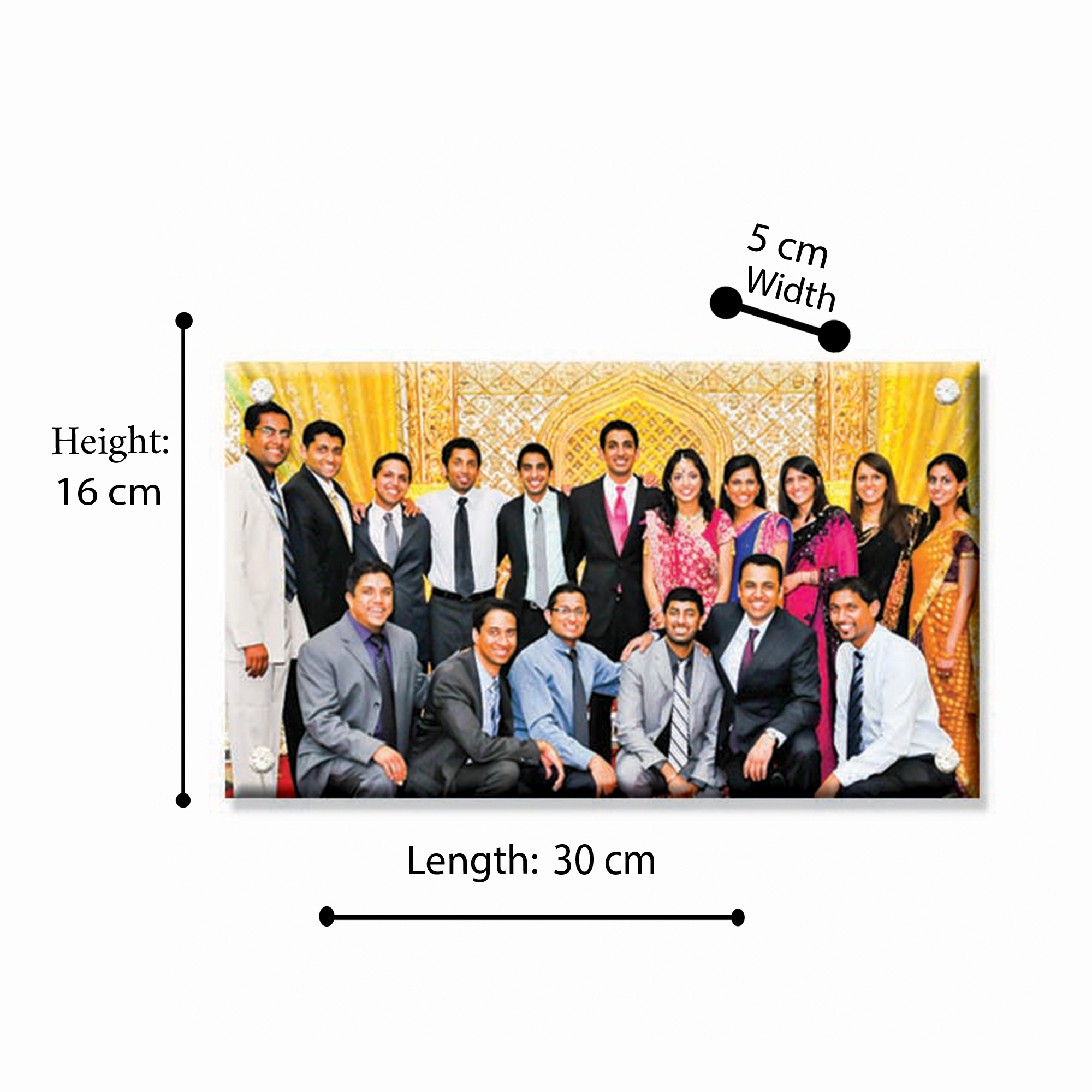 Rectangle Acrylic Photo Frame – Glassy Look – 8 x 12 Inches