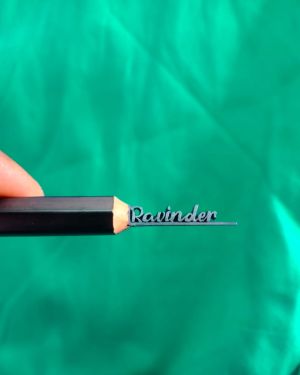 Pencil Carving Art – Names