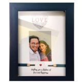 Pencil Carving Art – Pair Names with Photo Frame