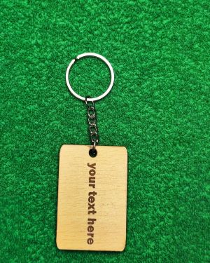Custom Name Printed Keychain – Rectangle Shape
