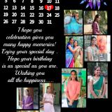 Customized Birthday Collage Photo Frame with Personalized Photos (12×18 inches)