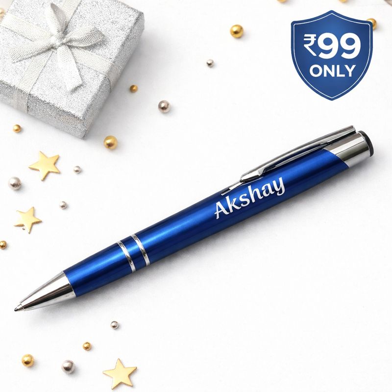 name printed metal pen gift